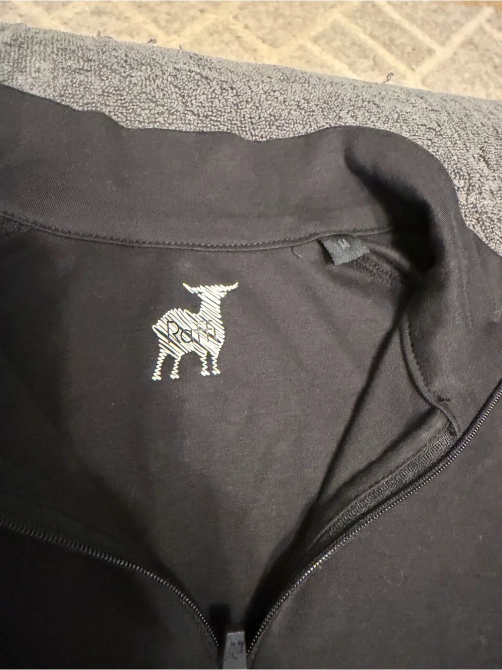 Raffi Men’s Black Half-Zip Sweater